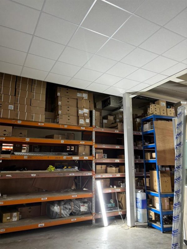 mezzanine floor suspended ceiling