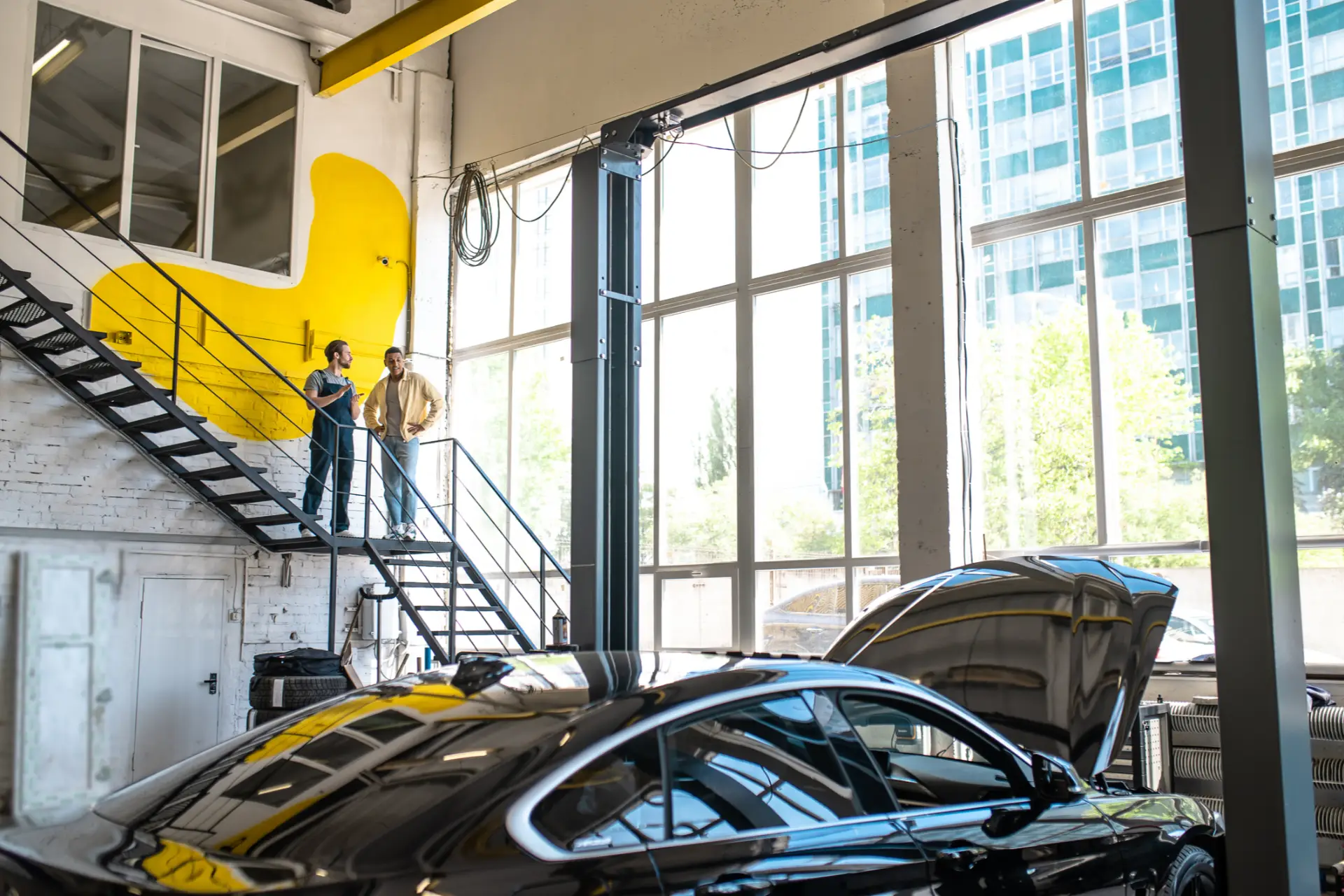storage in garage ideas mezzanine floor