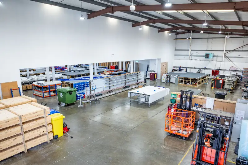 Flexicovers Mezzanine Floor After Installation